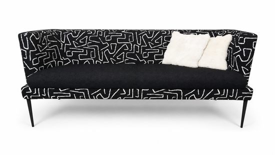 Tischsofa Kobe schwarz modern von barnickel